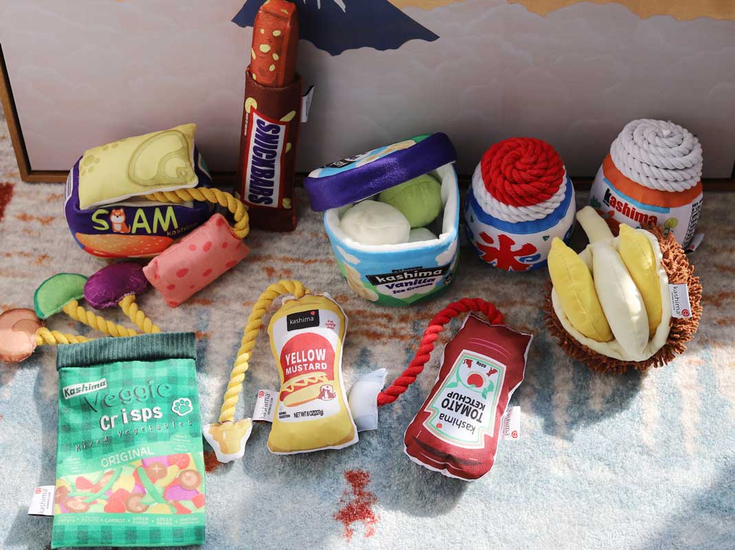 Kashima Tomato Ketchup Dog Toy - CreatureLand