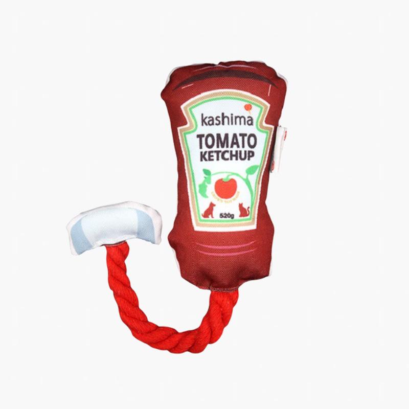 Kashima Tomato Ketchup Dog Toy - CreatureLand