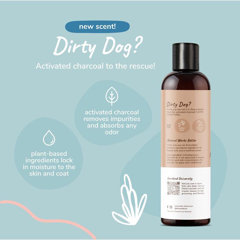 Kin+Kind Deep Clean Dog Shampoo (Almond + Vanilla) - 354ml - CreatureLand