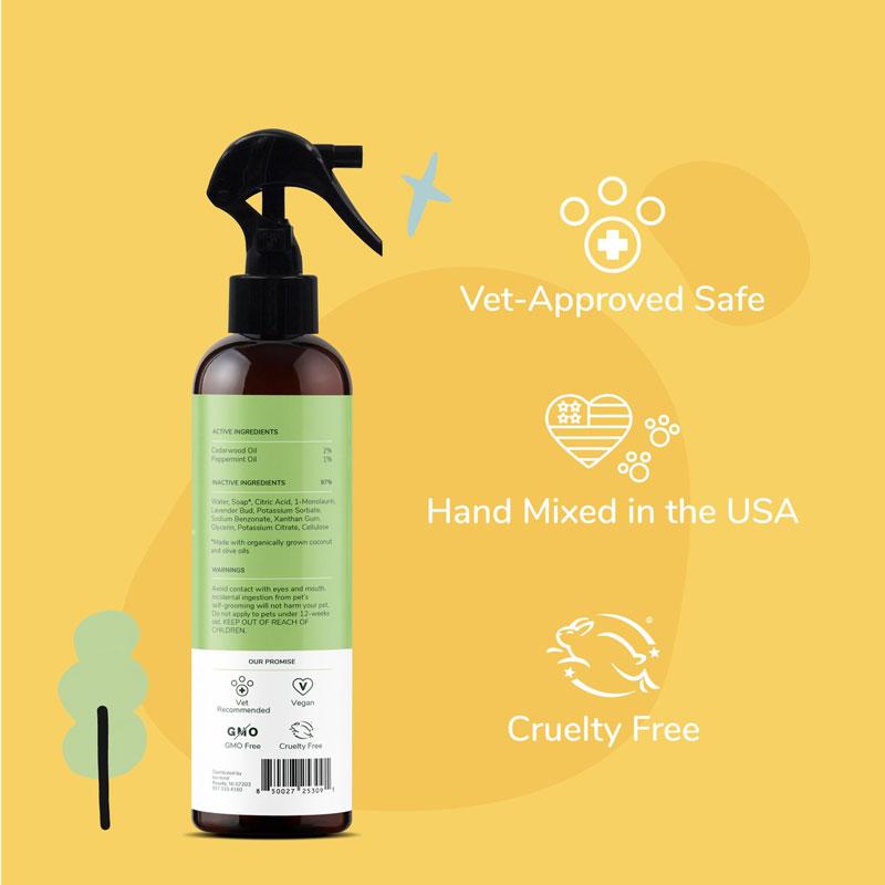 Kin+Kind Flea & Tick Lavender Repel Spray For Dogs and Cats - 354ml - CreatureLand