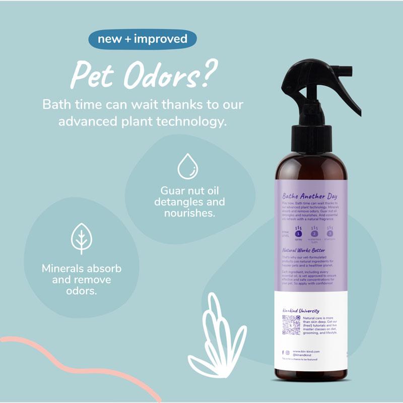 Kin+Kind Lavender Coat Spray For Dog & Cat Smells - 354ml - CreatureLand