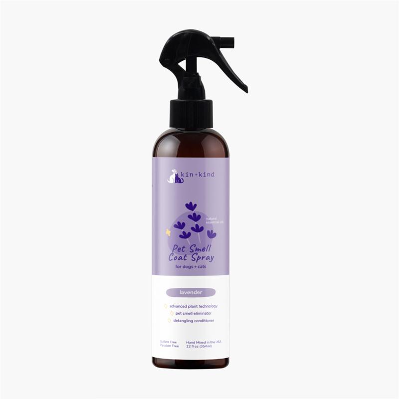 Kin+Kind Lavender Coat Spray For Dog & Cat Smells - 354ml - CreatureLand