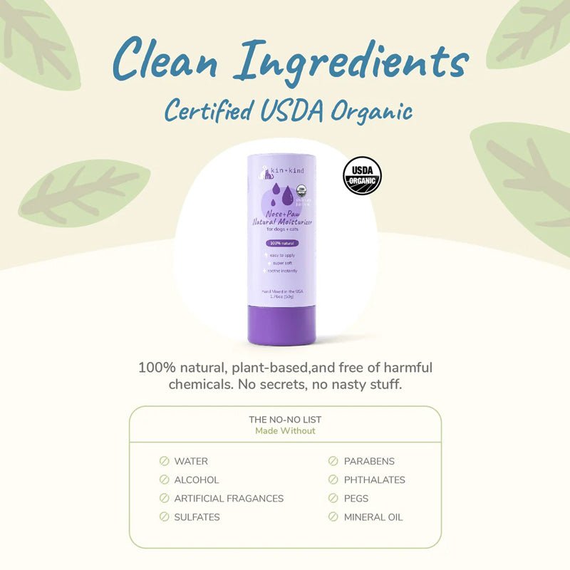 Kin+Kind Nose & Paw Moisturiser For Dogs and Cats - 1.76oz - CreatureLand