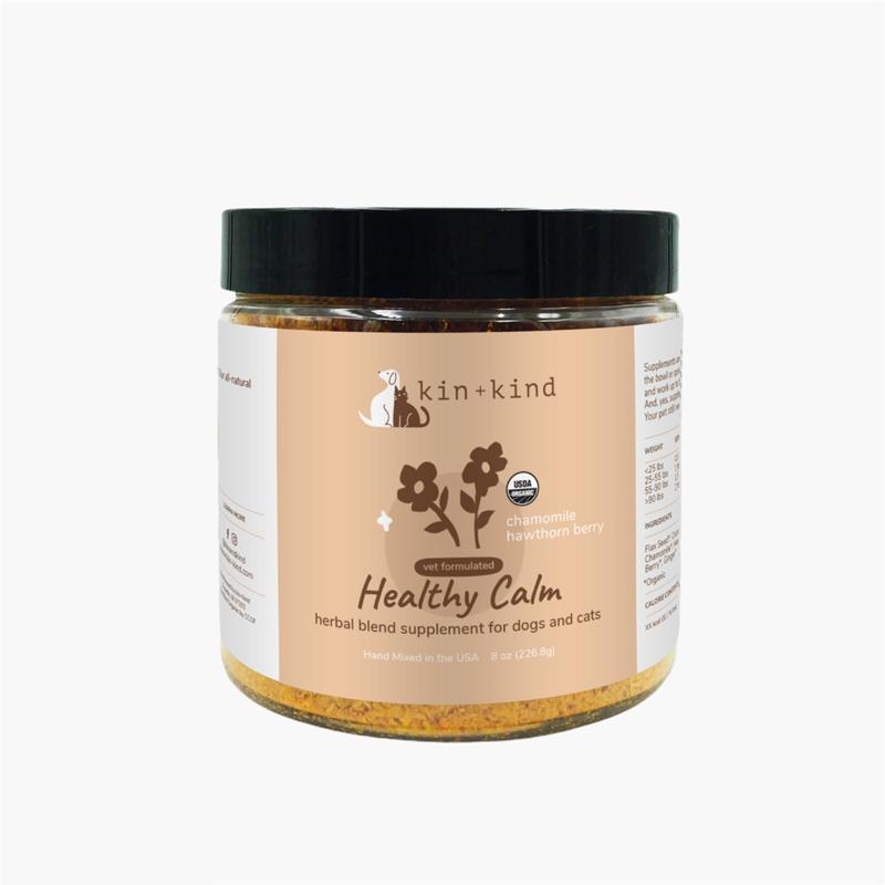 Kin+Kind Organic Healthy Calm Dog and Cat Supplement - CreatureLand