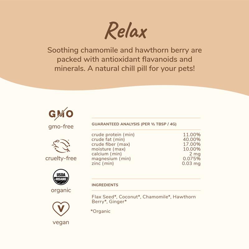 Kin+Kind Organic Healthy Calm Dog and Cat Supplement - CreatureLand