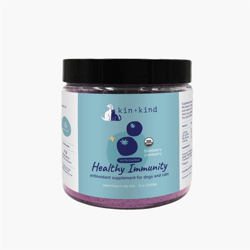 Kin+Kind Organic Healthy Immunity & Urinary Tract Dog and Cat Supplement - CreatureLand