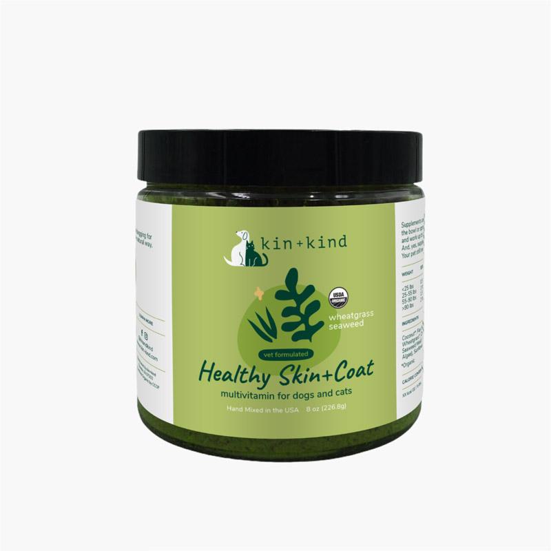 Kin+Kind Organic Healthy Skin & Coat Dog and Cat Supplement - CreatureLand