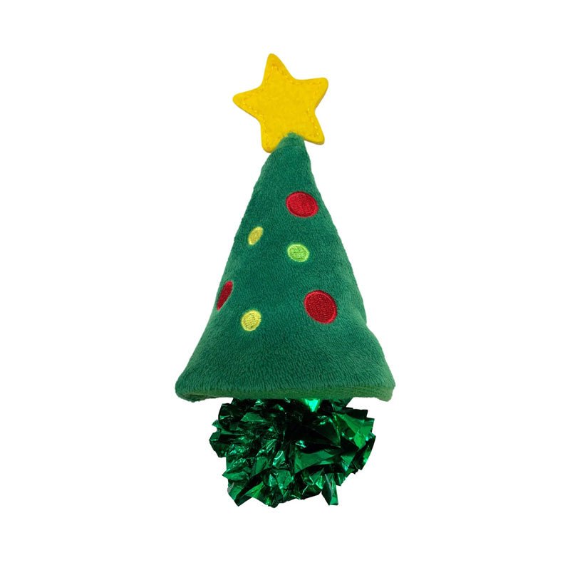 KONG® Holiday Crackles Christmas Tree Catnip Toy - CreatureLand