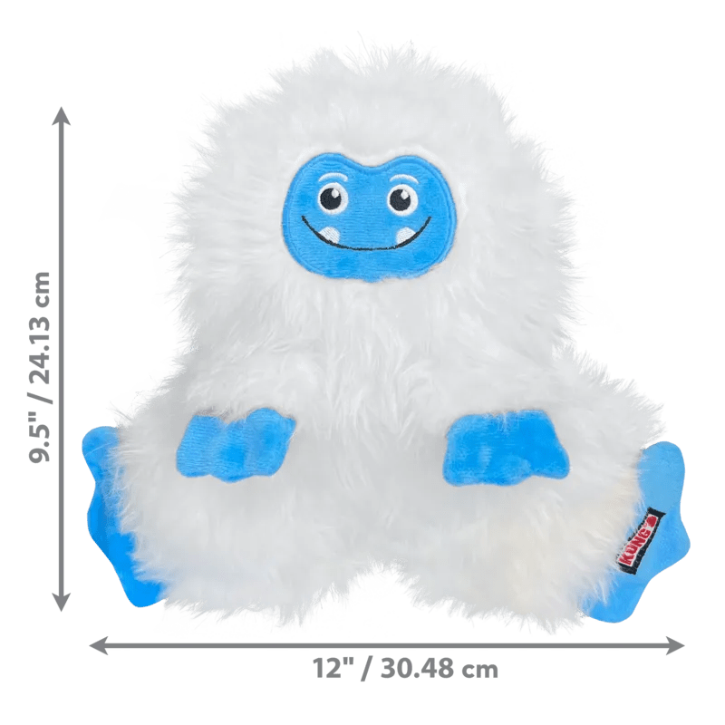 KONG® Holiday – Frizzles Yeti Dog Toy - CreatureLand
