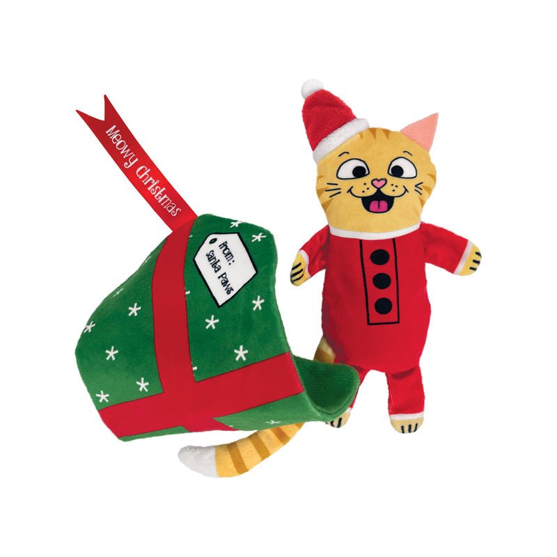 KONG® Holiday Pull-A-Partz Present Catnip Toy (Assorted Design) - CreatureLand