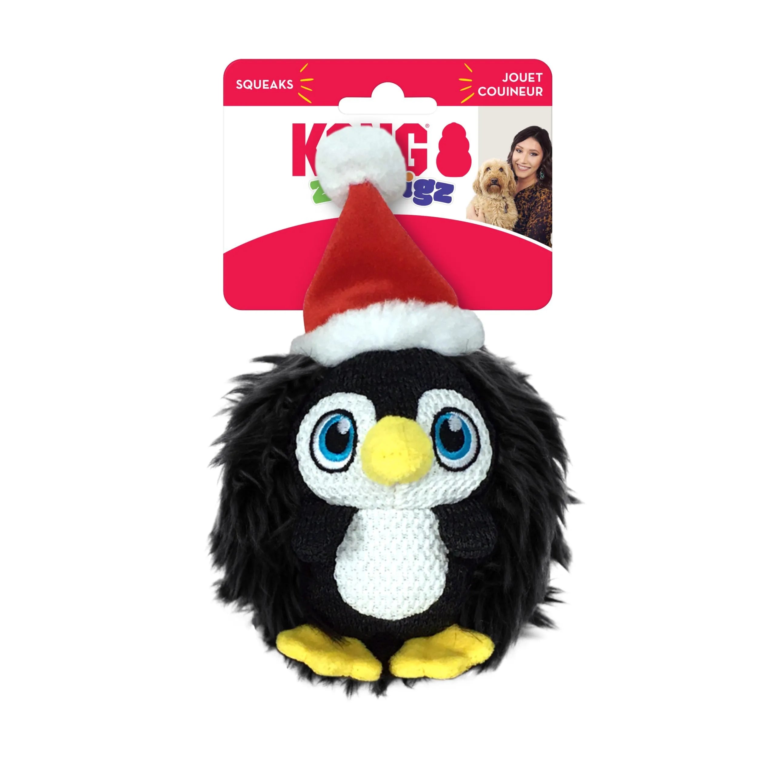 KONG® Holiday – ZigWigz Penguin Dog Toy - CreatureLand
