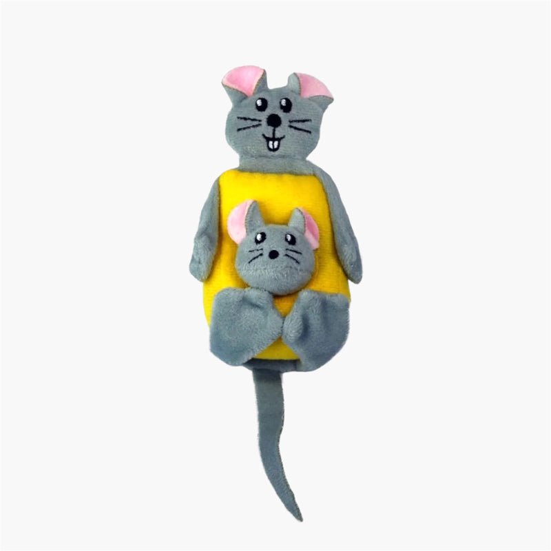 KONG® Pull-A-Partz | Cheezy Catnip Toy - CreatureLand