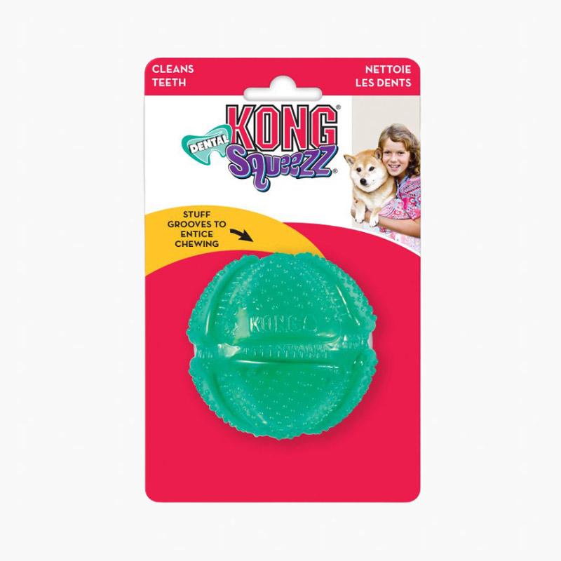 KONG® Squeezz Dental – Ball - CreatureLand