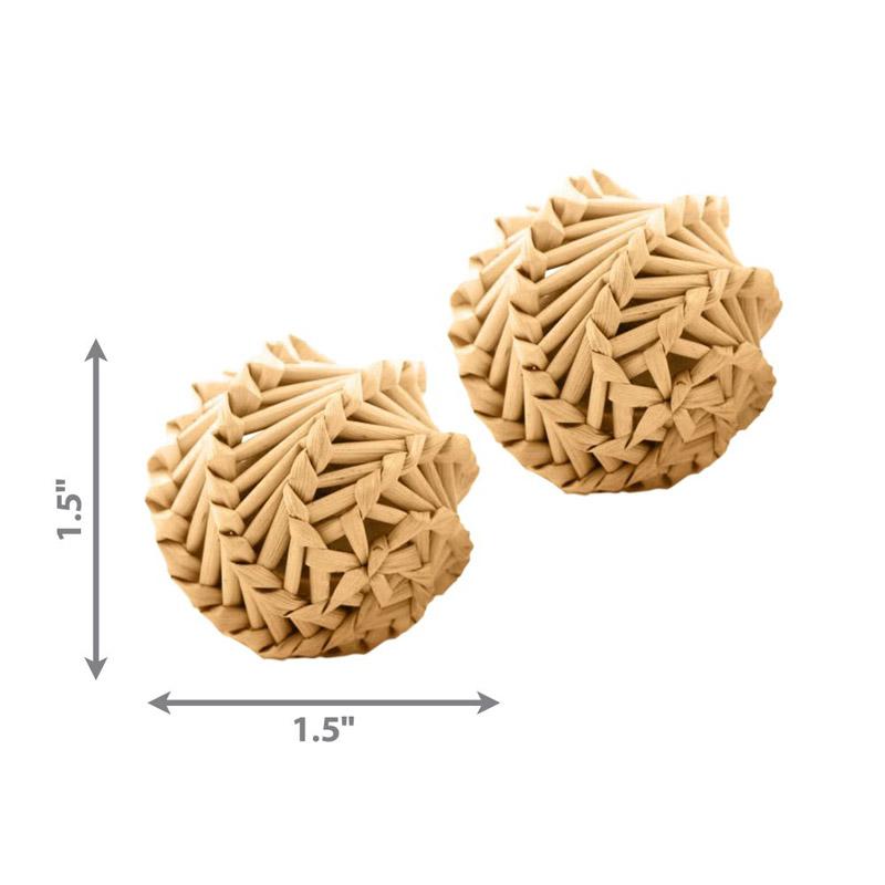 KONG® Straw Catnip Ball - Set of 2 - CreatureLand
