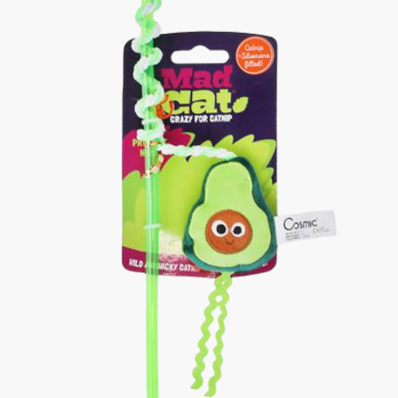 Mad Cat Mad Cat® Avocado Wand with Catnip & Silvervine - CreatureLand