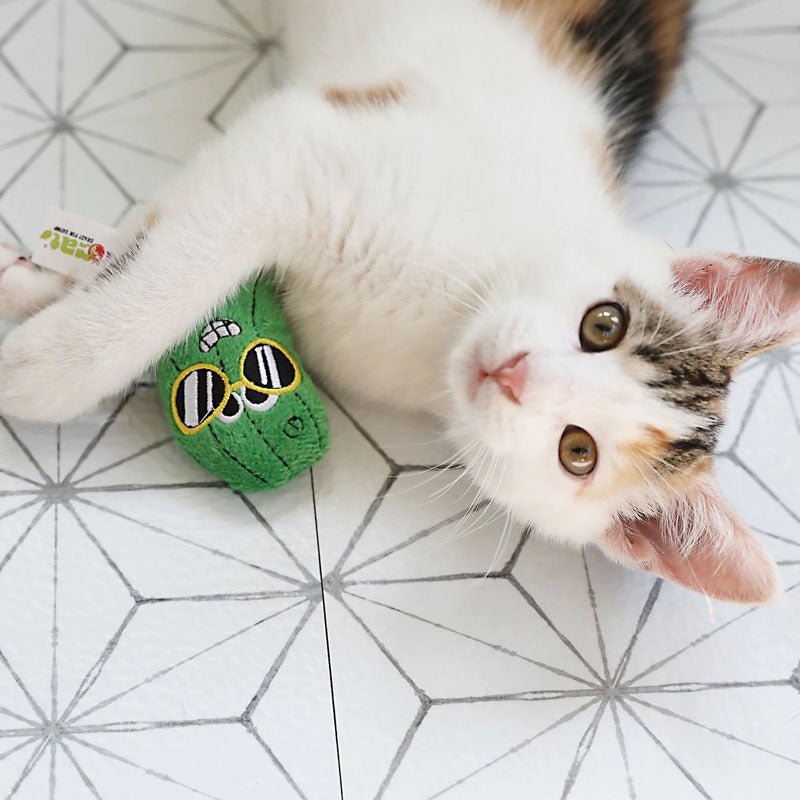Mad Cat Mad Cat® Cool Cucumber Cat Toy with Catnip & Silvervine - CreatureLand