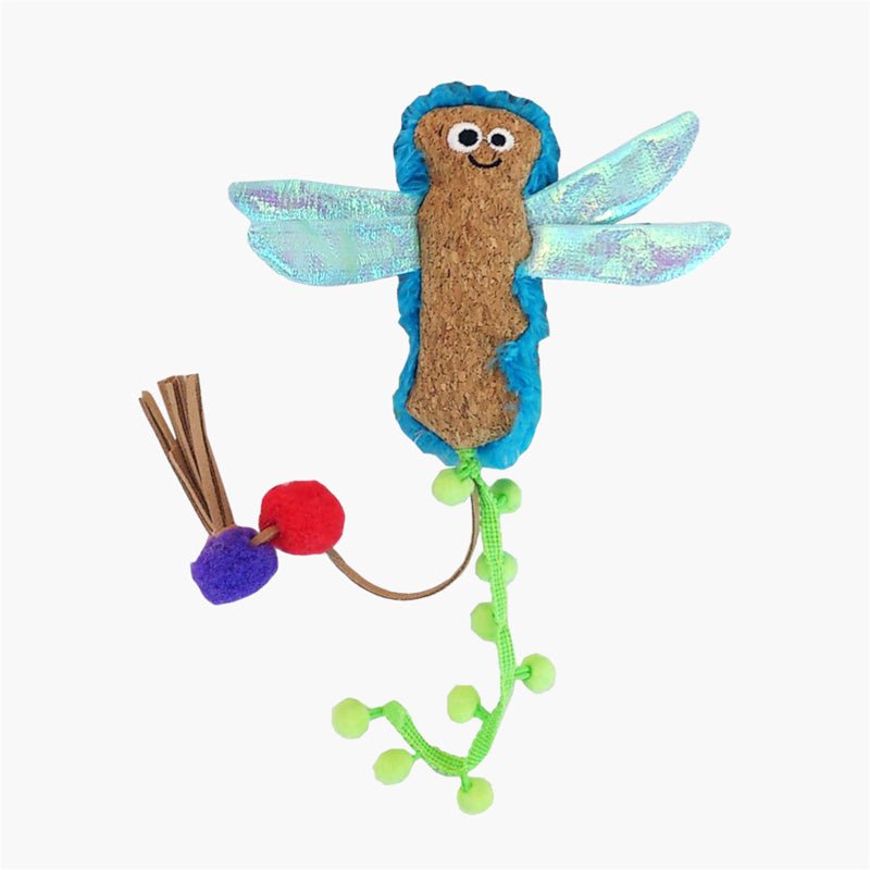 Mad Cat Mad Cat® Flutter Dragonfly Cat Toy with Catnip & Silvervine - CreatureLand