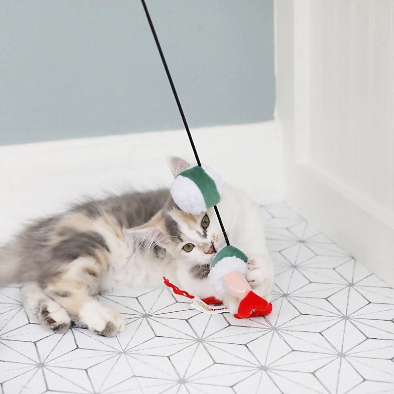 Mad Cat Mad Cat® Sushi Swatter Wand with Catnip & Silvervine - CreatureLand