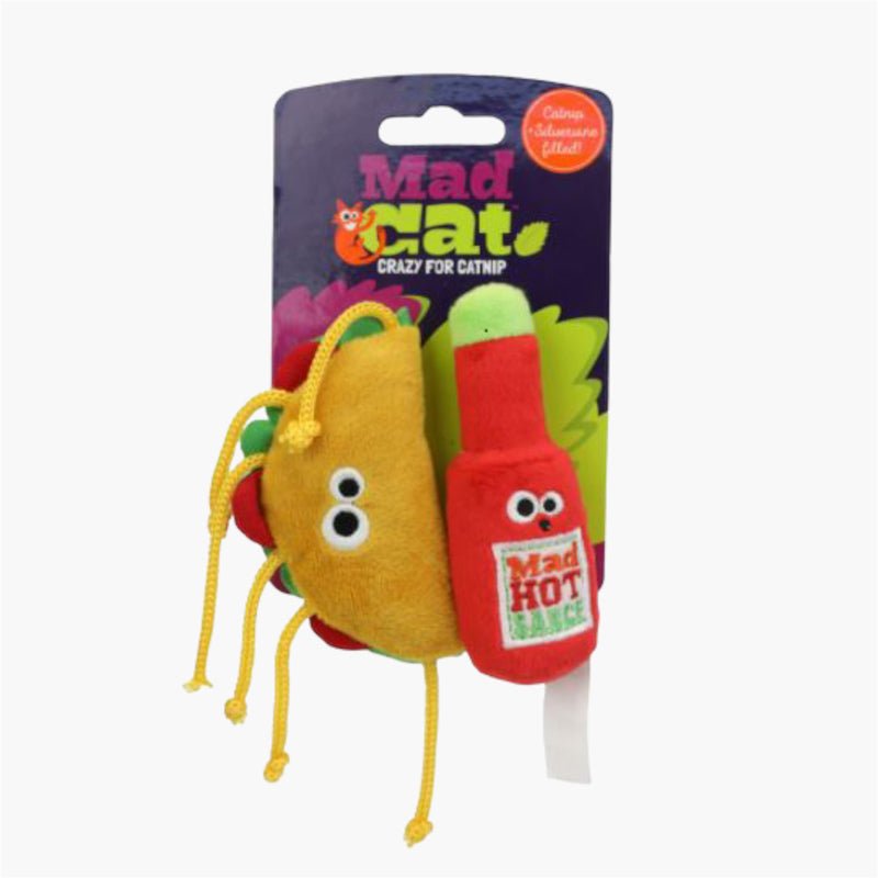 Mad Cat Mad Cat® Taco Tuesday Two Pack Cat Toy with Catnip & Silvervine - CreatureLand