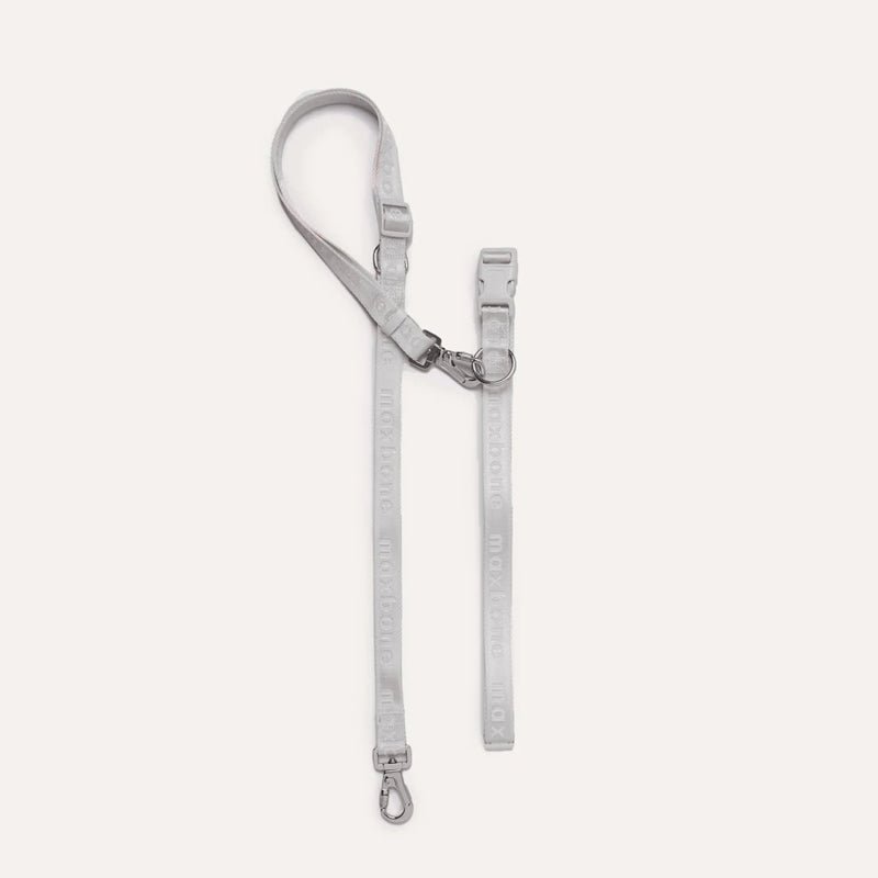 Maxbone GO! With Ease Hands Free Leash in Light Grey CreatureLand.