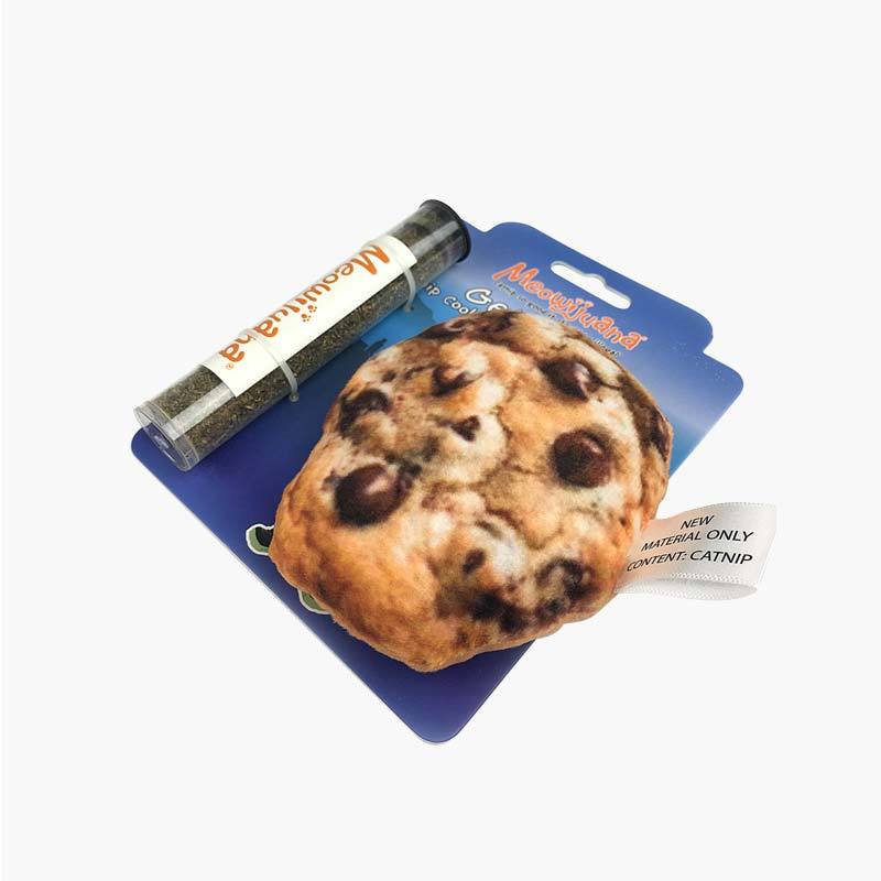 Meowijuana Get Baked Cookie Refillable Catnip Toy - CreatureLand