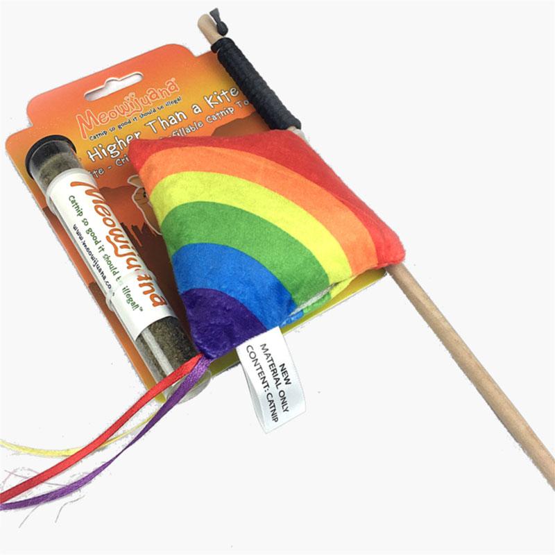 Meowijuana Get Higher Refillable Kite Cat Teaser - CreatureLand