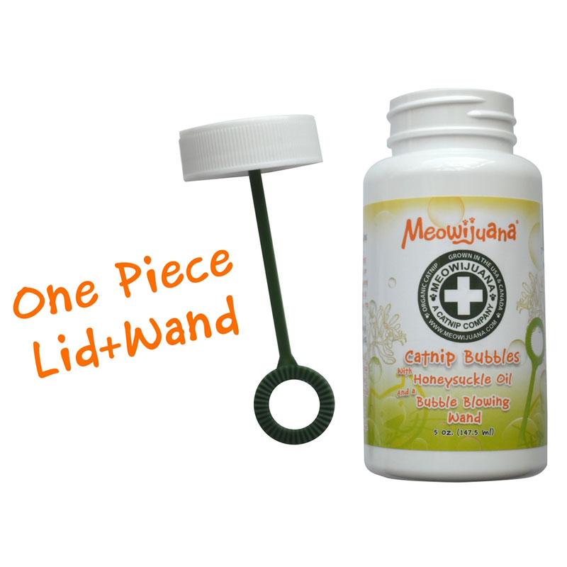 Meowijuana Honeysuckle Catnip Bubbles (5oz) - CreatureLand