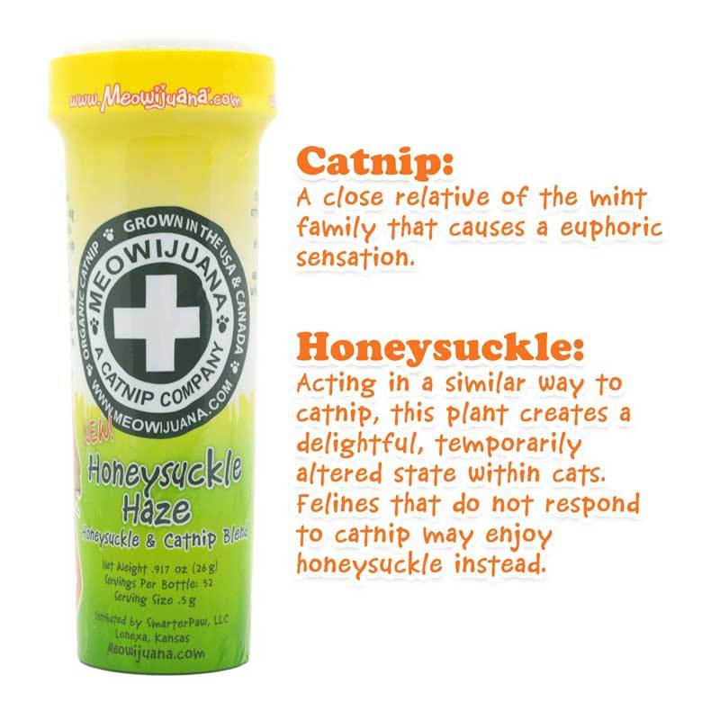 Meowijuana Honeysuckle Haze - Honeysuckle and Catnip Blend (26g) - CreatureLand