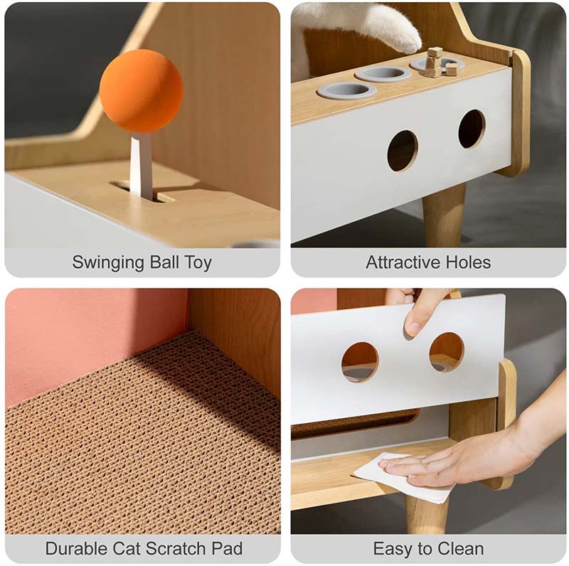 Mewoofun Arcade Cat House Scratcher (4 Colours) - CreatureLand