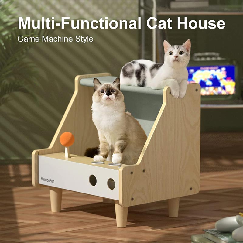 Mewoofun Arcade Cat House Scratcher (4 Colours) - CreatureLand