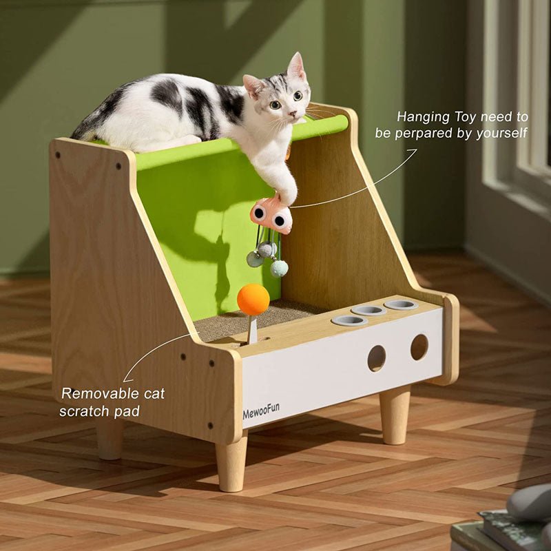 Mewoofun Arcade Cat House Scratcher (4 Colours) - CreatureLand