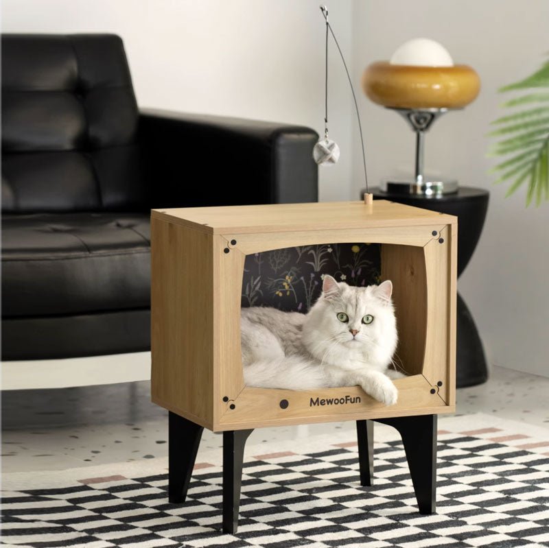 Mewoofun Cable TV Cat Nest with Scratcher (2 Designs) - CreatureLand