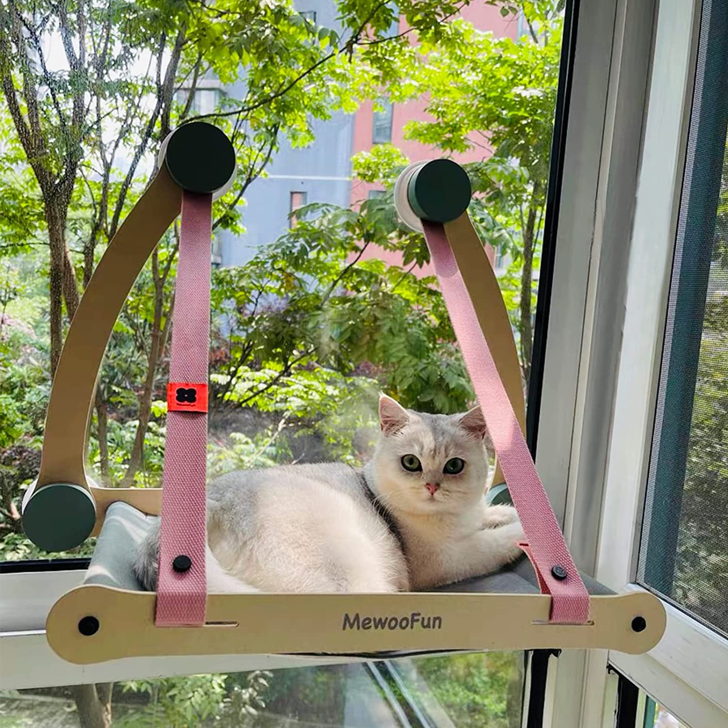 Mewoofun Cat Climbing Window Hammock (3 Colours) - CreatureLand