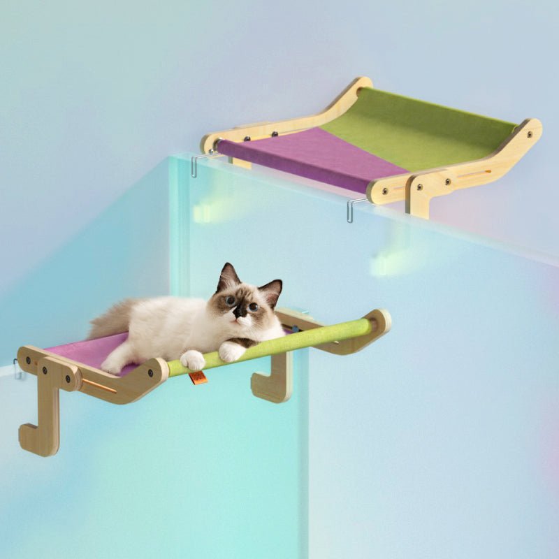 Mewoofun Cat Window Perch Hammock (5 Colours) - CreatureLand