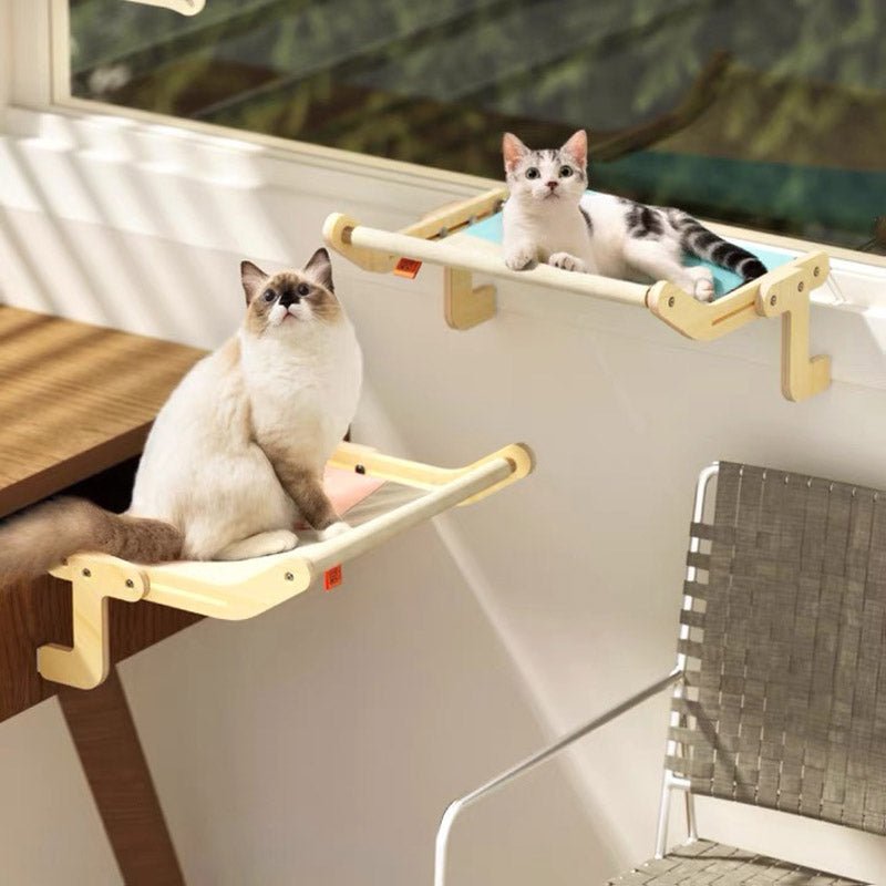 Mewoofun Cat Window Perch Hammock (5 Colours) - CreatureLand