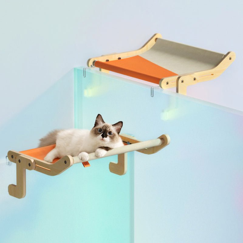 Mewoofun Cat Window Perch Hammock (5 Colours) - CreatureLand