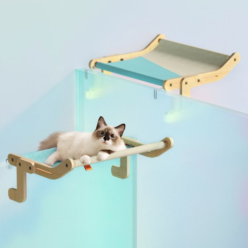 Mewoofun Cat Window Perch Hammock (5 Colours) - CreatureLand