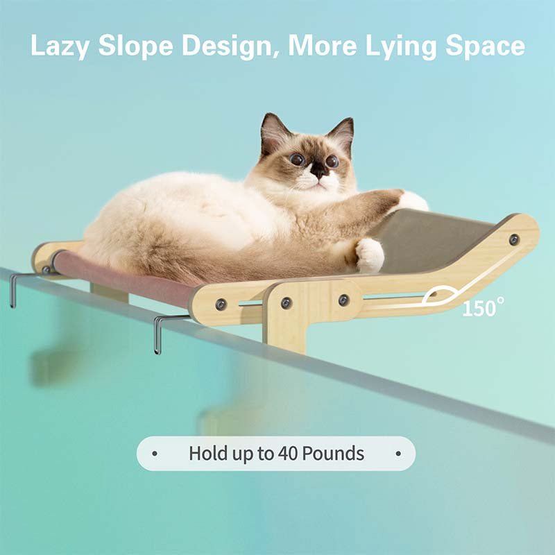 Mewoofun Cat Window Perch Hammock (5 Colours) - CreatureLand