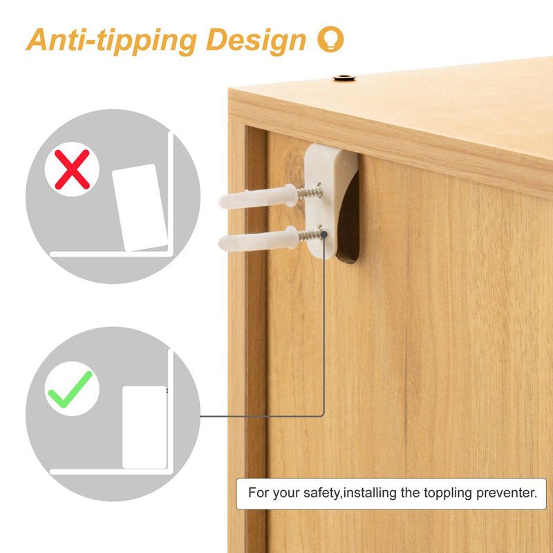 Mewoofun Wooden Tv Cat House with Scratcher & Storage (2 Colours) - CreatureLand