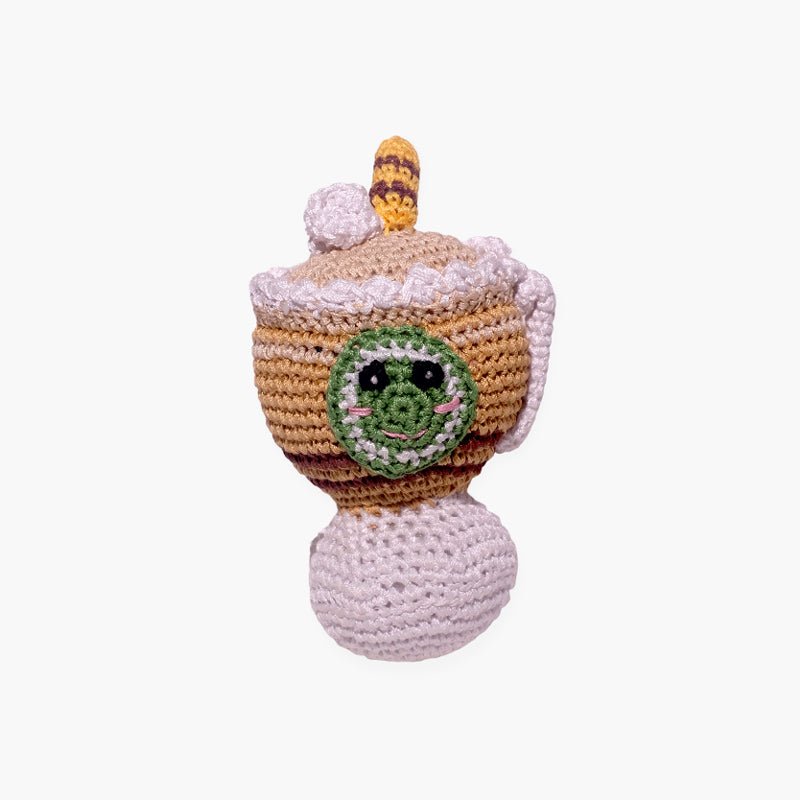 Mirage Pet Latte Knit Knacks Organic Cotton Dog Toy - CreatureLand