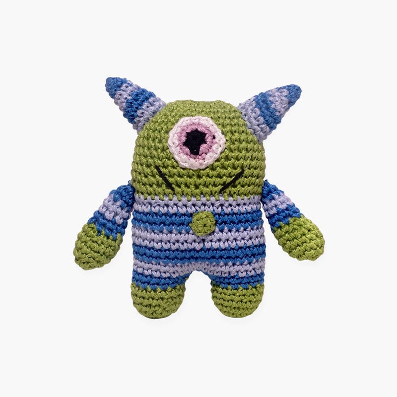 Mirage Pet Monster Knit Knacks Organic Cotton Dog Toy - CreatureLand