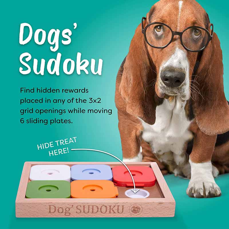 My Intelligent Pets Interactive Puzzle Game - Dog' Sudoku® Medium - Advanced Colour - CreatureLand