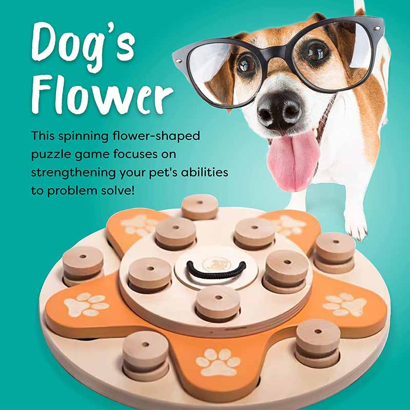 My Intelligent Pets Interactive Puzzle Game - Dog's Flower - CreatureLand