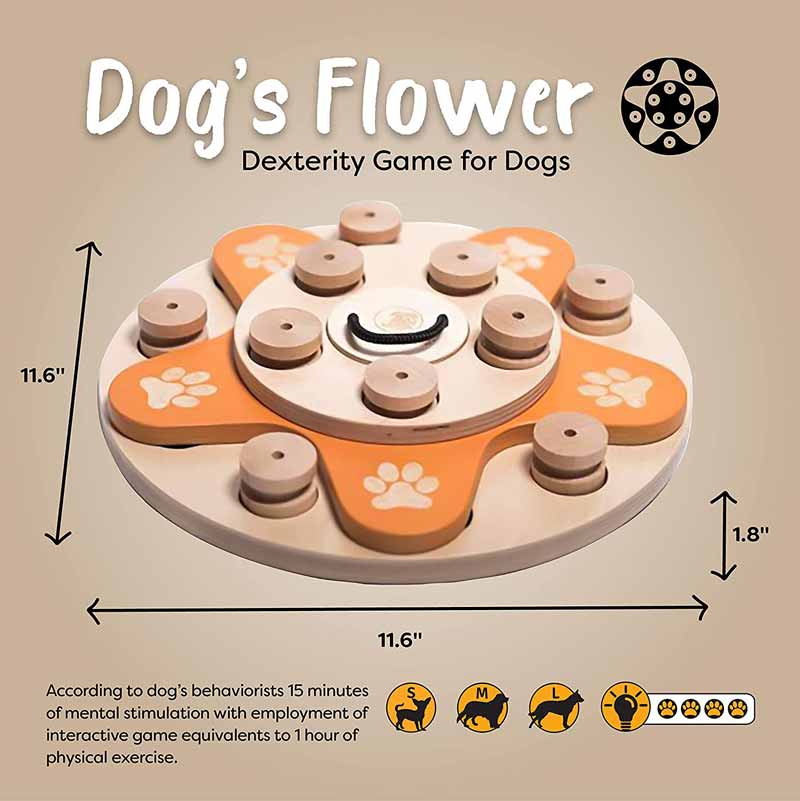 My Intelligent Pets Interactive Puzzle Game - Dog's Flower - CreatureLand