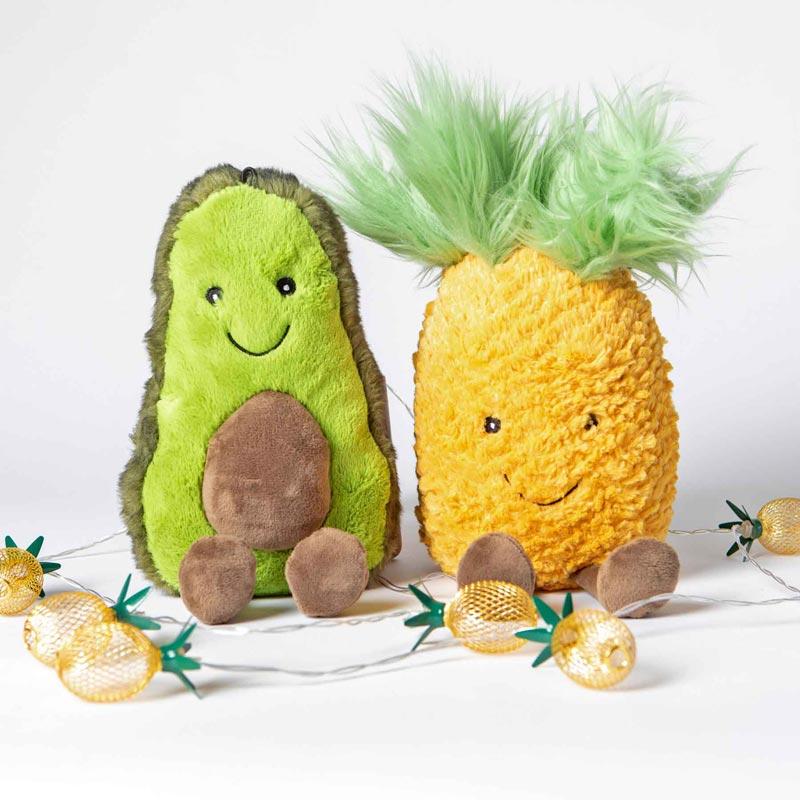 NANDOG™ Super Soft Luxe Plush Squeaker Toy | Avocado - CreatureLand