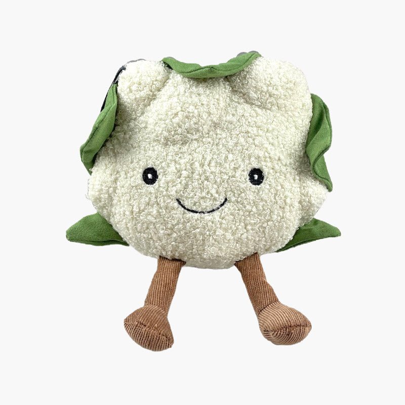 NANDOG™ Super Soft Luxe Plush Squeaker Toy Cauliflower CreatureLand.