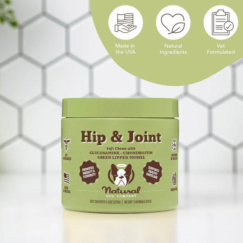 Natural Dog Company Hip & Joint Supplement (90 Chews) - CreatureLand