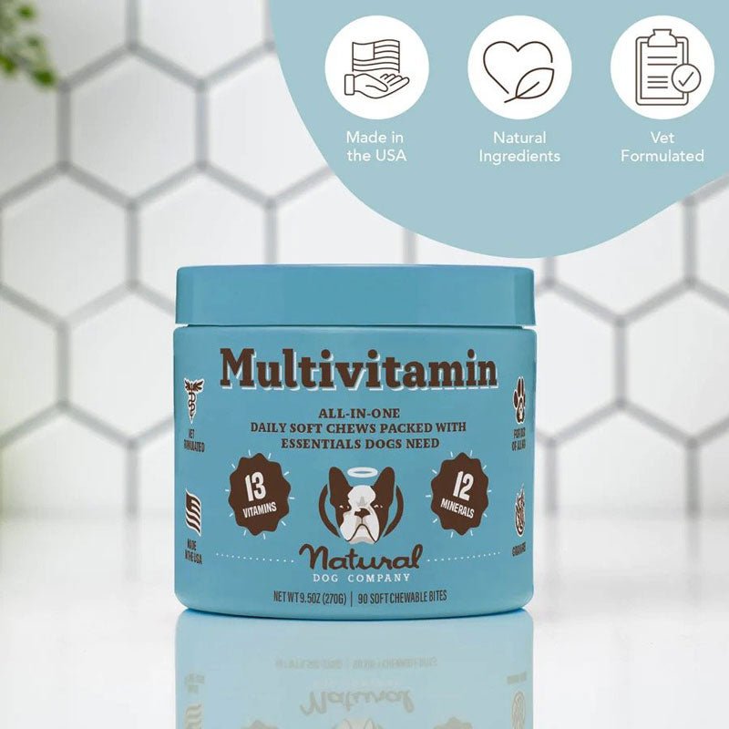 Natural Dog Company Multivitamin Supplement (90 Chews) - CreatureLand