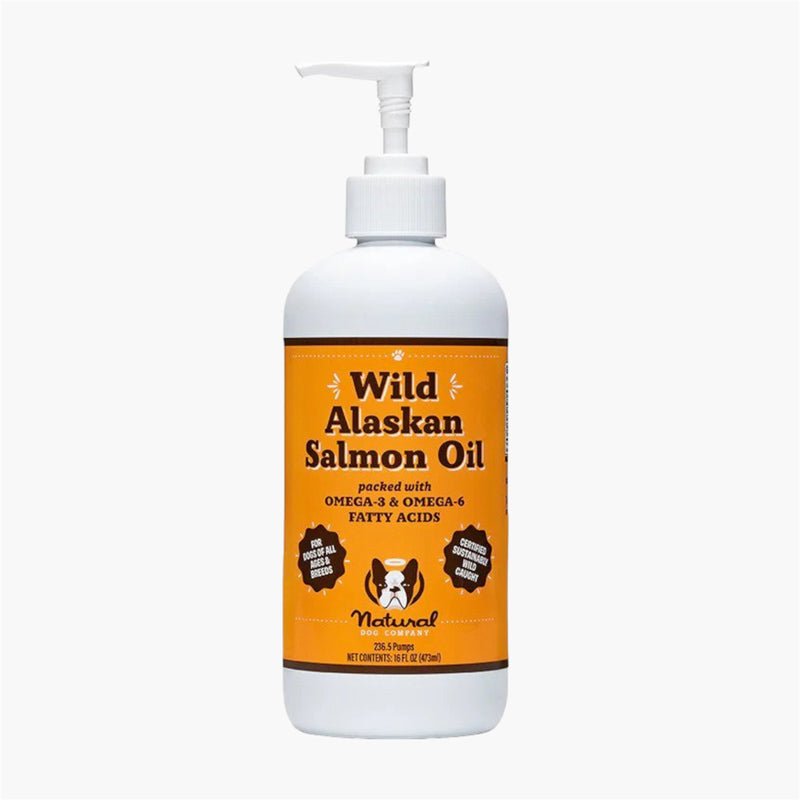 Natural Dog Company Wild Alaskan Salmon Oil (2 Sizes) - CreatureLand
