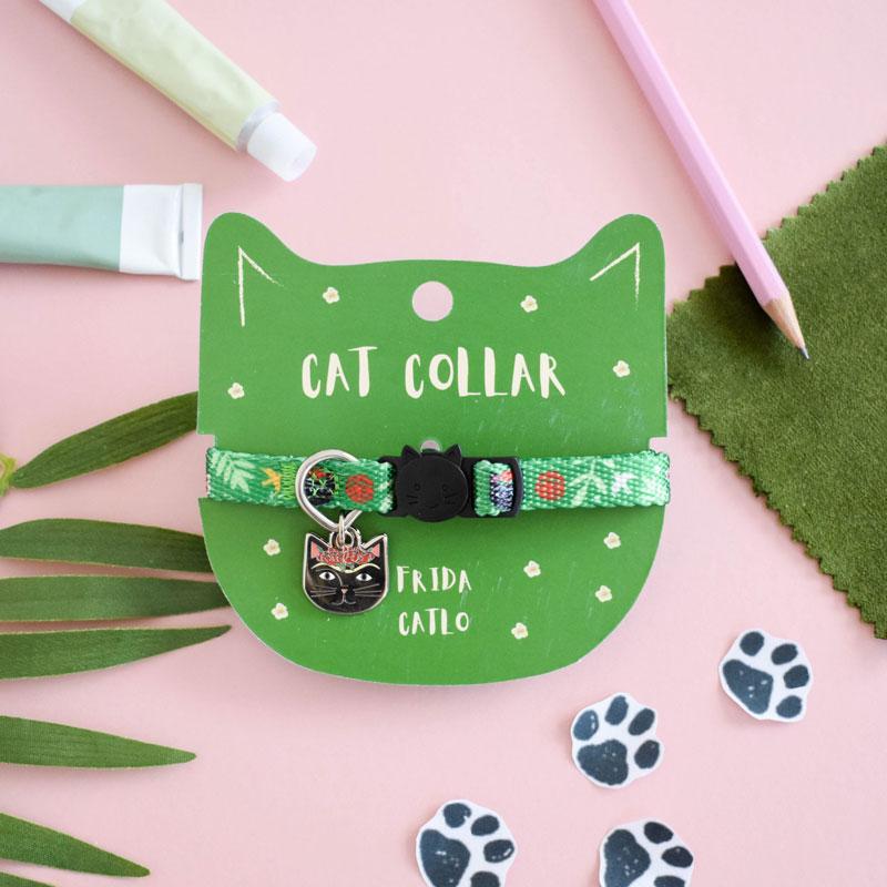 Niaski Frida Catlo Artist Cat Collar - CreatureLand